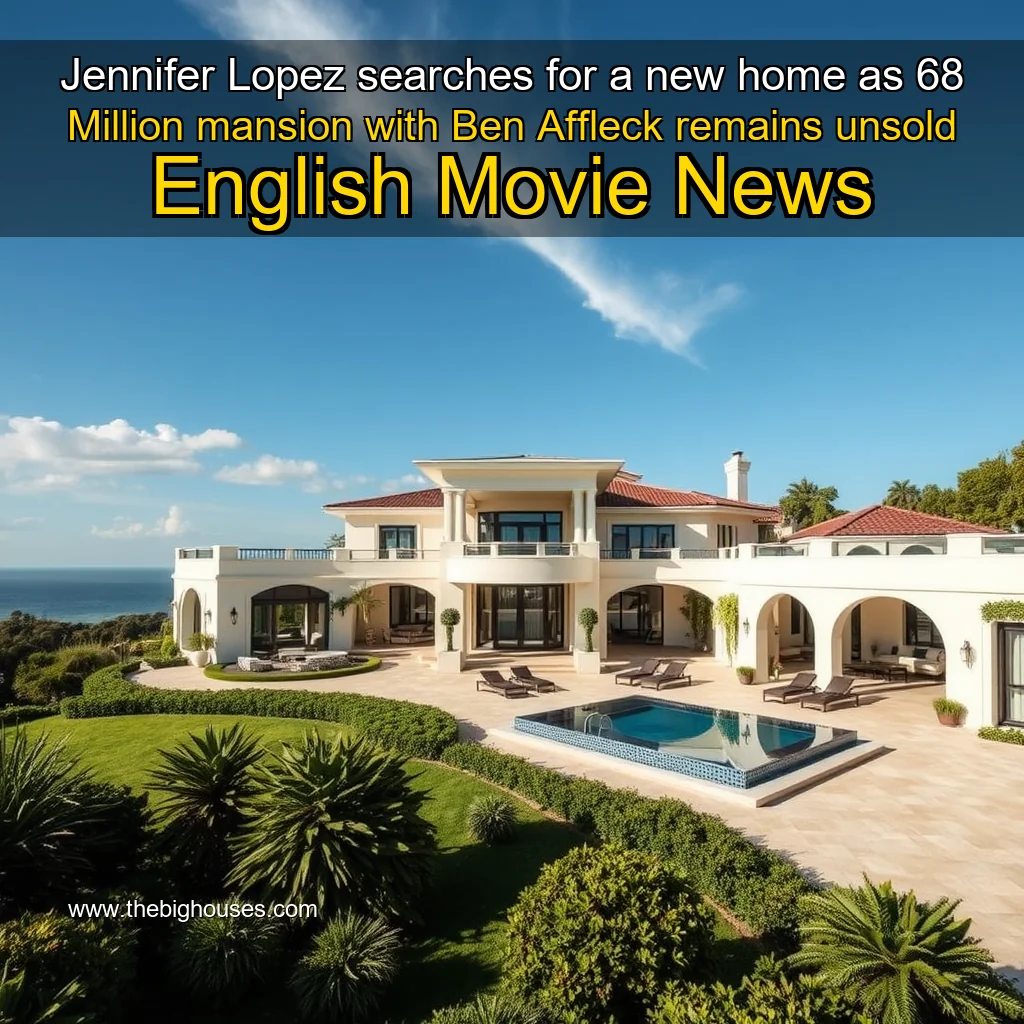 You are currently viewing Jennifer Lopez searches for a new home as 68 Million mansion with Ben Affleck remains unsold  English Movie News