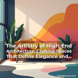 Read more about the article The Artistry of High-End Architecture: Crafting Spaces That Define Elegance and Innovation
