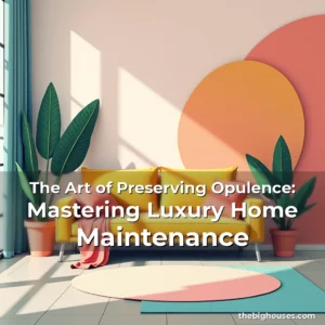Read more about the article The Art of Preserving Opulence: Mastering Luxury Home Maintenance