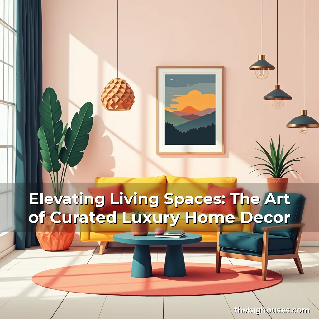 Read more about the article Elevating Living Spaces: The Art of Curated Luxury Home Decor