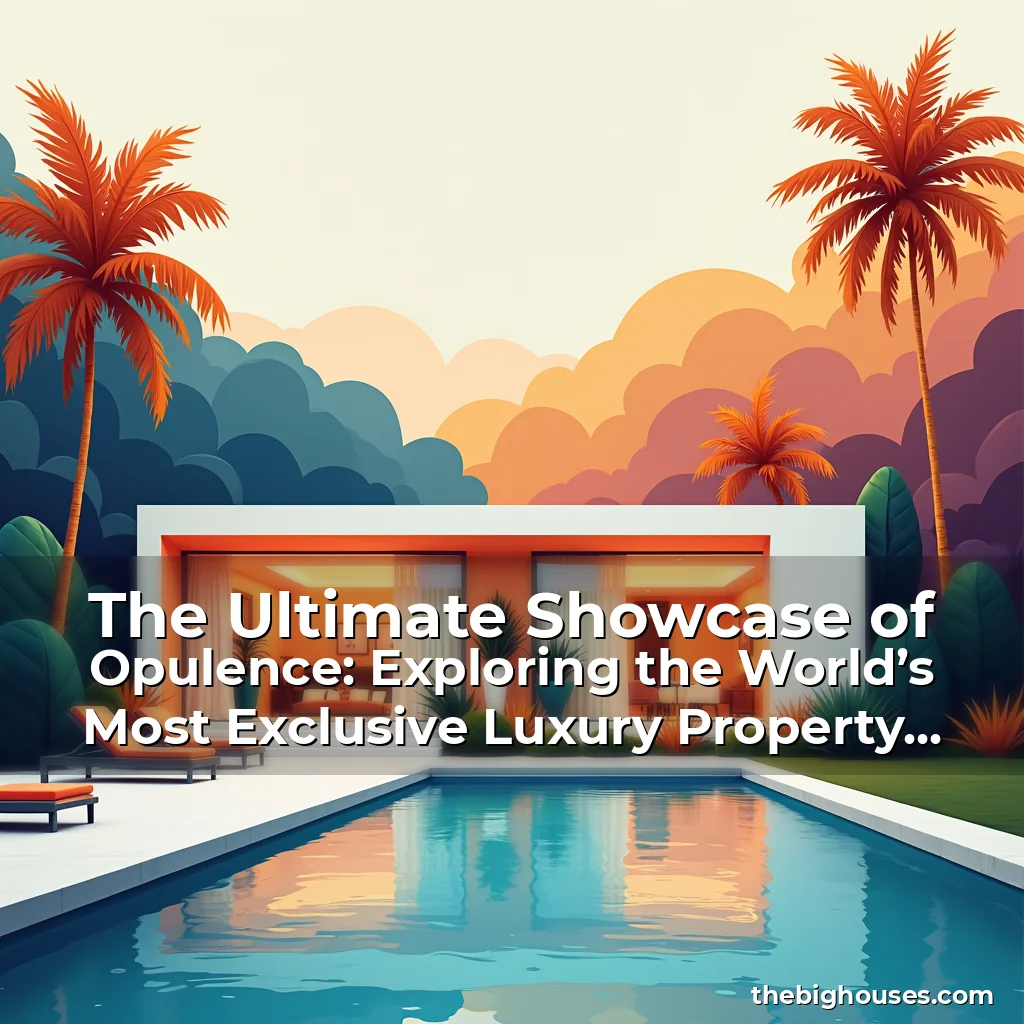 Read more about the article The Ultimate Showcase of Opulence: Exploring the World’s Most Exclusive Luxury Property Listings