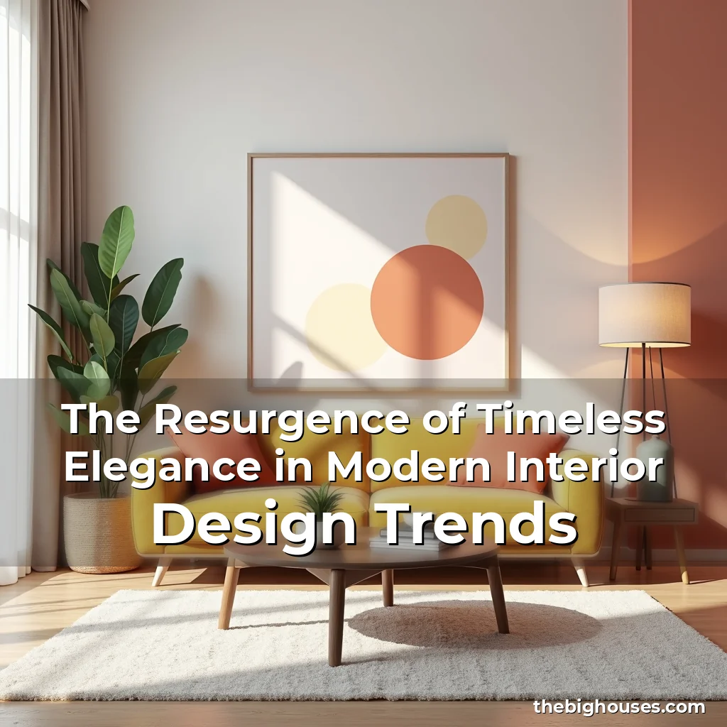 Read more about the article The Resurgence of Timeless Elegance in Modern Interior Design Trends