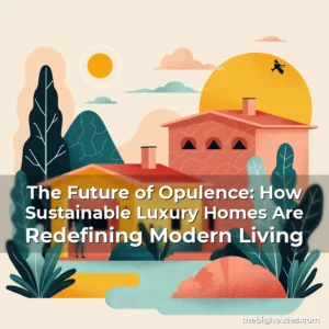 Read more about the article The Future of Opulence: How Sustainable Luxury Homes Are Redefining Modern Living
