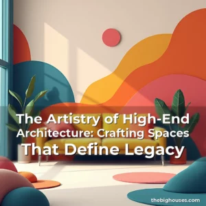 Read more about the article The Artistry of High-End Architecture: Crafting Spaces That Define Legacy