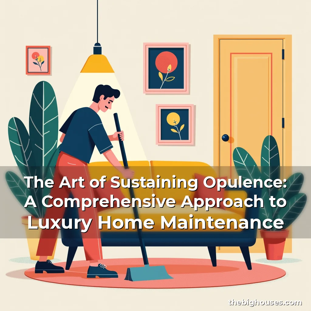 Read more about the article The Art of Sustaining Opulence: A Comprehensive Approach to Luxury Home Maintenance
